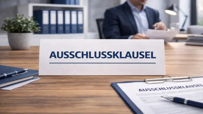 ausschlussklausel-kanzlei-arbeitsrecht-anwalt-dortmund